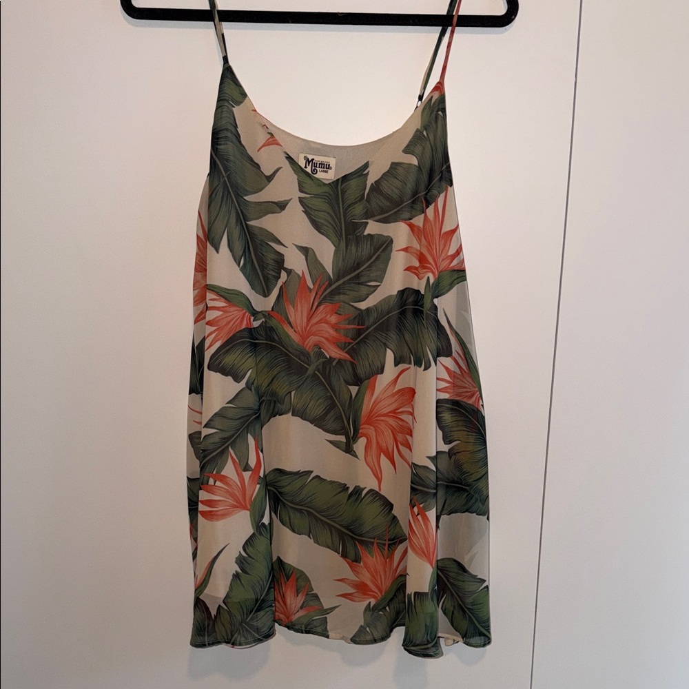 Show Me Your MuMu Tropical Leaf Print Top